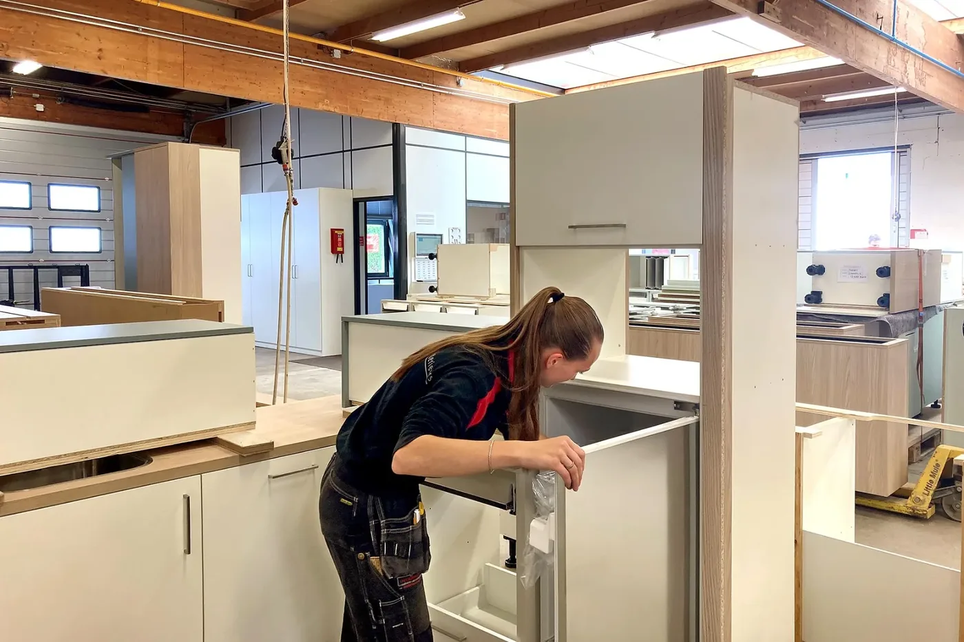 Interieurbouw in de werkplaats
